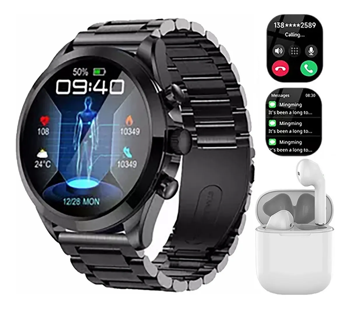 Reloj inteligente para Huawei iOS con monitor de glucosa en sangre
