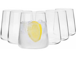 Vasos KROSNO GLASS Avant-garde (Vidrio - 6 Un - Transparente - 9 x 10)