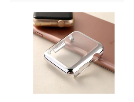 Carcasa de Reloj SLOWMOOSE Série Apple (Plateado - 44 Mm Série 4 5)