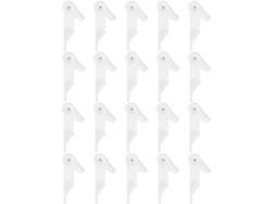 20 Clips Fijación Plástico Lámparas Techo Led Resistentes Ganchos Pantallas Sistema Reforzado Accesorios