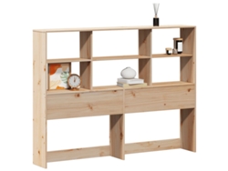 Cabecero VIDAXL Marrón Madera (140 cm)