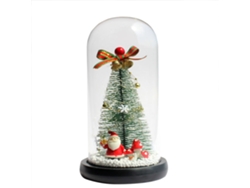 Árbol de Navidad en cúpulas de cristal, mini árbol de mesa iluminado NEVEANCE