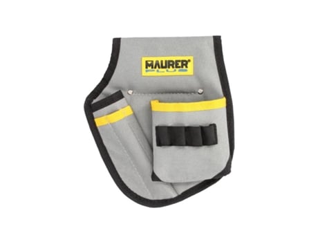 Funda bolsa porta herramientas para cinturon con 3 bolsillos y 4 elasticos. portaherramientas electricista multibolsillos
