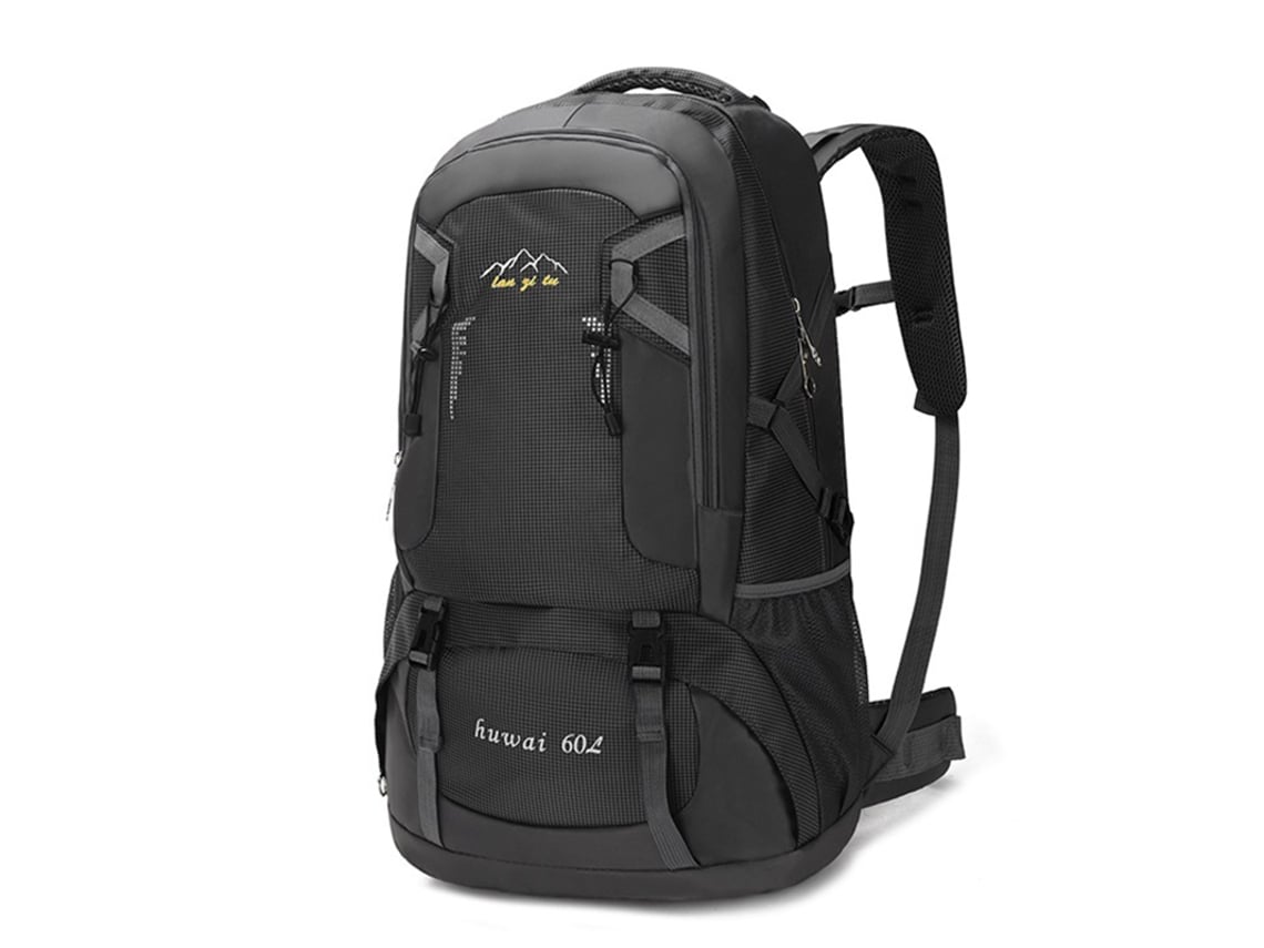 Mochila De 60l Para Montañismo Y Senderismo Black