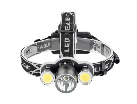 Linterna frontal, CHRONUS Fishing Camping Linterna frontal de alta potencia Linternas USB con zoom para camping, pesca, ciclismo (negro)
