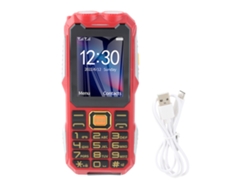 Telefone Celular Rugged 4g Para Idosos Com Tela 2.6 Polegadas Botões Grandes Bateria 16800mah Lanterna Led Dupla
