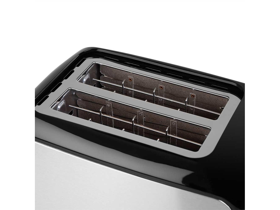 ORBEGOZO A 3060 Mini Horno 2 Rebanadas 750 W Negro Acero Inoxidable