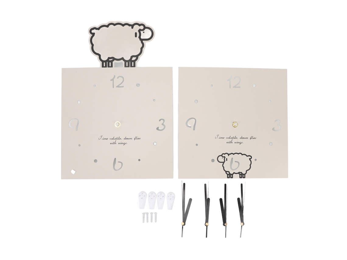 Reloj de pared de esquina moderno y silencioso de dos caras, de metal