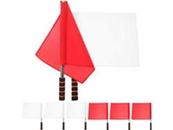 Juego De 8 Banderas De Poliéster Para Árbitros De Fútbol Con Asa.
