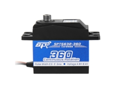 Servo Digital Sin Núcleo Spt Spt5632-360 Con Engranajes Metálicos Y Gran Par De Cambio Lineal Para Robot Rc.