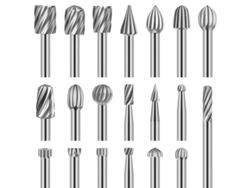 20 Brocas Rotativas Hss, Cabezal De 3 Mm, Herramienta De Grabado Para Carpintería, Grabado, Tallado Y Perforación.