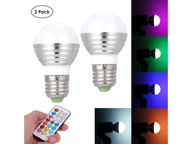 Lámpara con Mando a Distancia ANSELF A C 85-265 V 3 W LED RGB E27