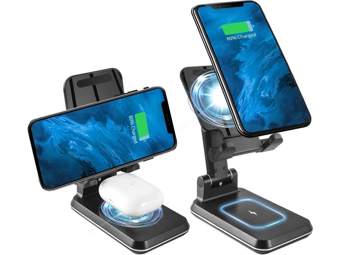 Estación de Carga Sem Rápido para iPhone 13 YIZHOOD Negro