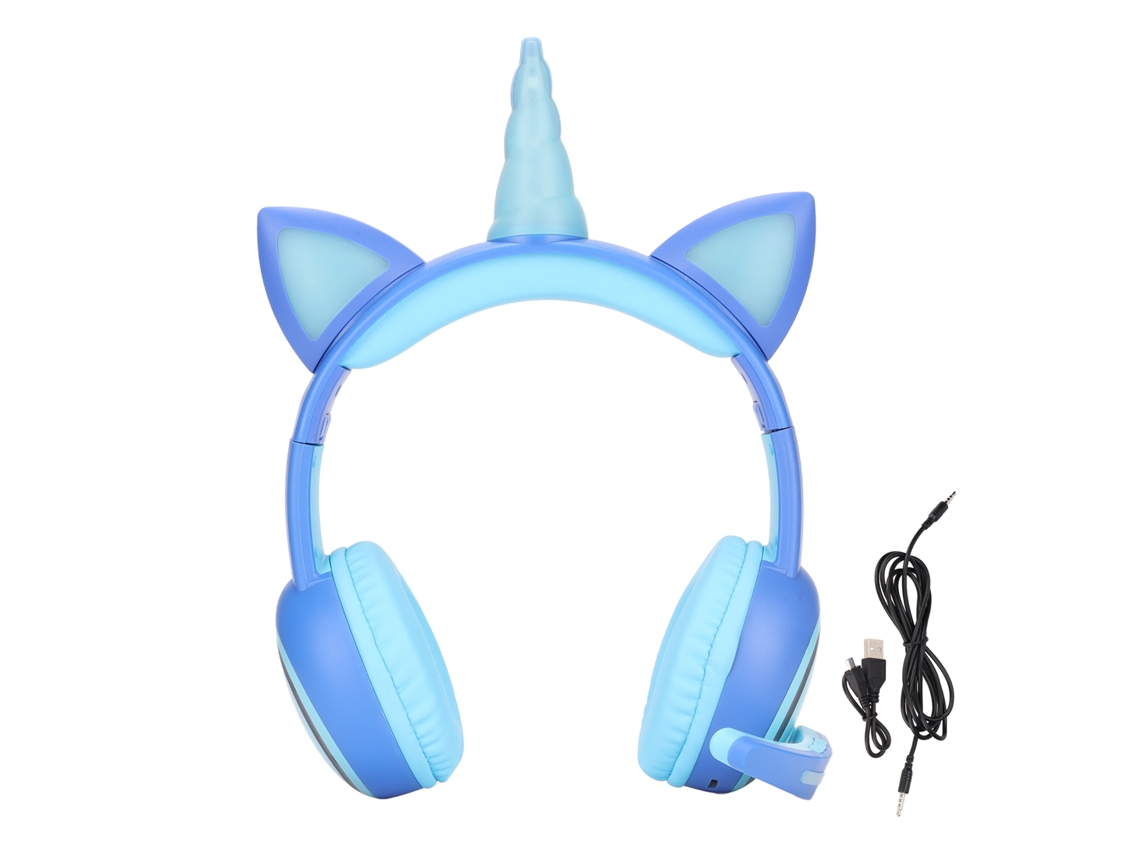 Fones de Ouvido LAXISCREED Infantil Bluetooth com Luzes