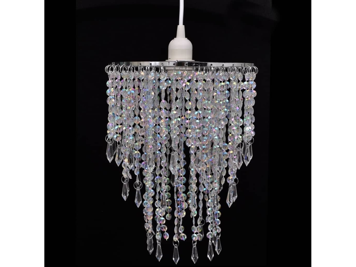 Candelabro Luminaria Colgante de Cristal Tradicional 22,5 x 30,5 cm