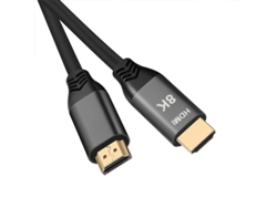 Cable HDMI 2.1 de alta velocidad, 8K/60Hz, 48Gbps 3D, cable HDMI para TV HD, decodificador y proyector.