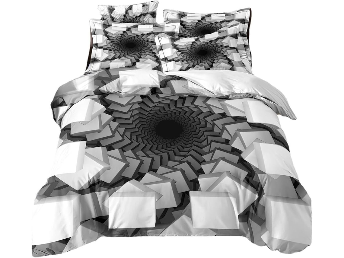 Juego Ropa Cama Piezas Hombre Juego Funda Nórdica Almohada Estampado 200x200 Cm 50x75 140x200 220x240
