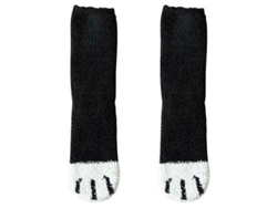 2026-calcetas De Pata De Gato 3d Para Mujer, Suaves Y Cálidas Con Estampado Animal, Medias Elásticas De Poliéster Y Felpa Coral