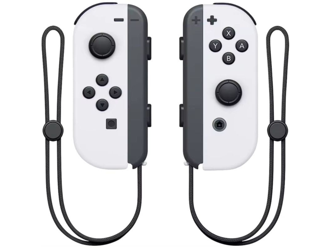 Joy-Con Set Izquierdo/Derecho Mando Nintendo Switch Compatible Blanco POWERGAMING