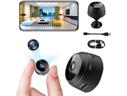 Câmera Espiã Hd Mini Câmera De Vigilância Sem Fio Com Baterias Câmera Babá 1080p Esportiva Com Detector De Movimento