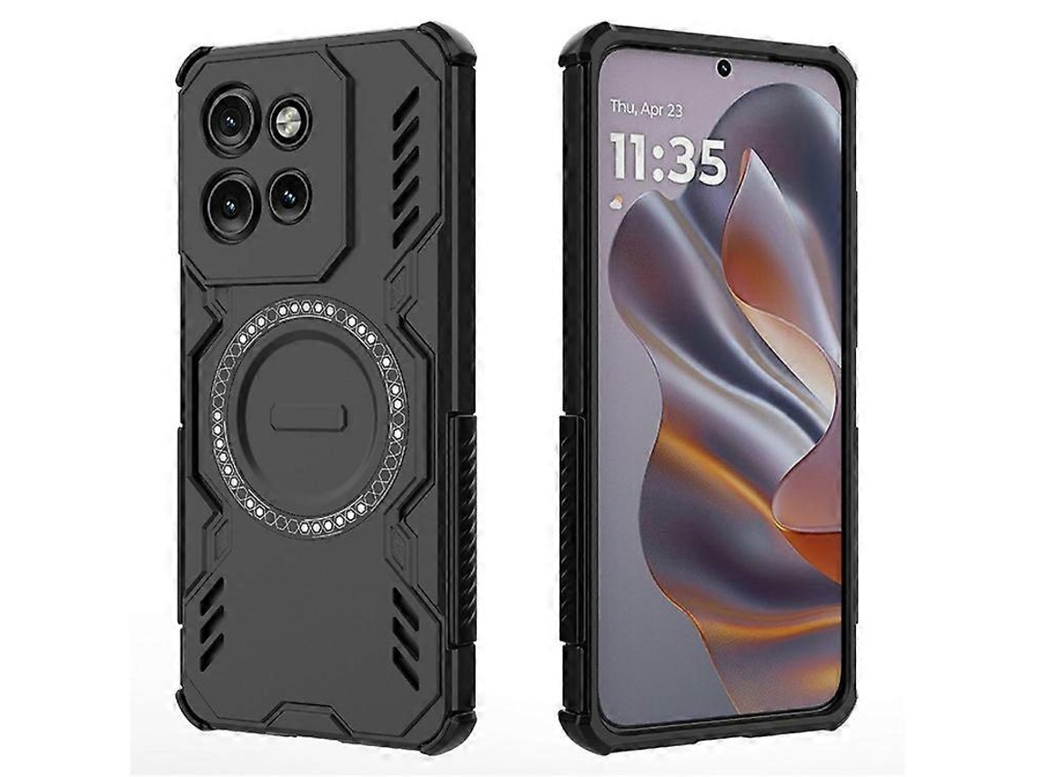 Funda Magnética Compatible Con Motorola Edge 50 Neo 5g / Moto S50 5g / Thinkphone 25 5g Con Disipación De Calor En Forma De Mariposa