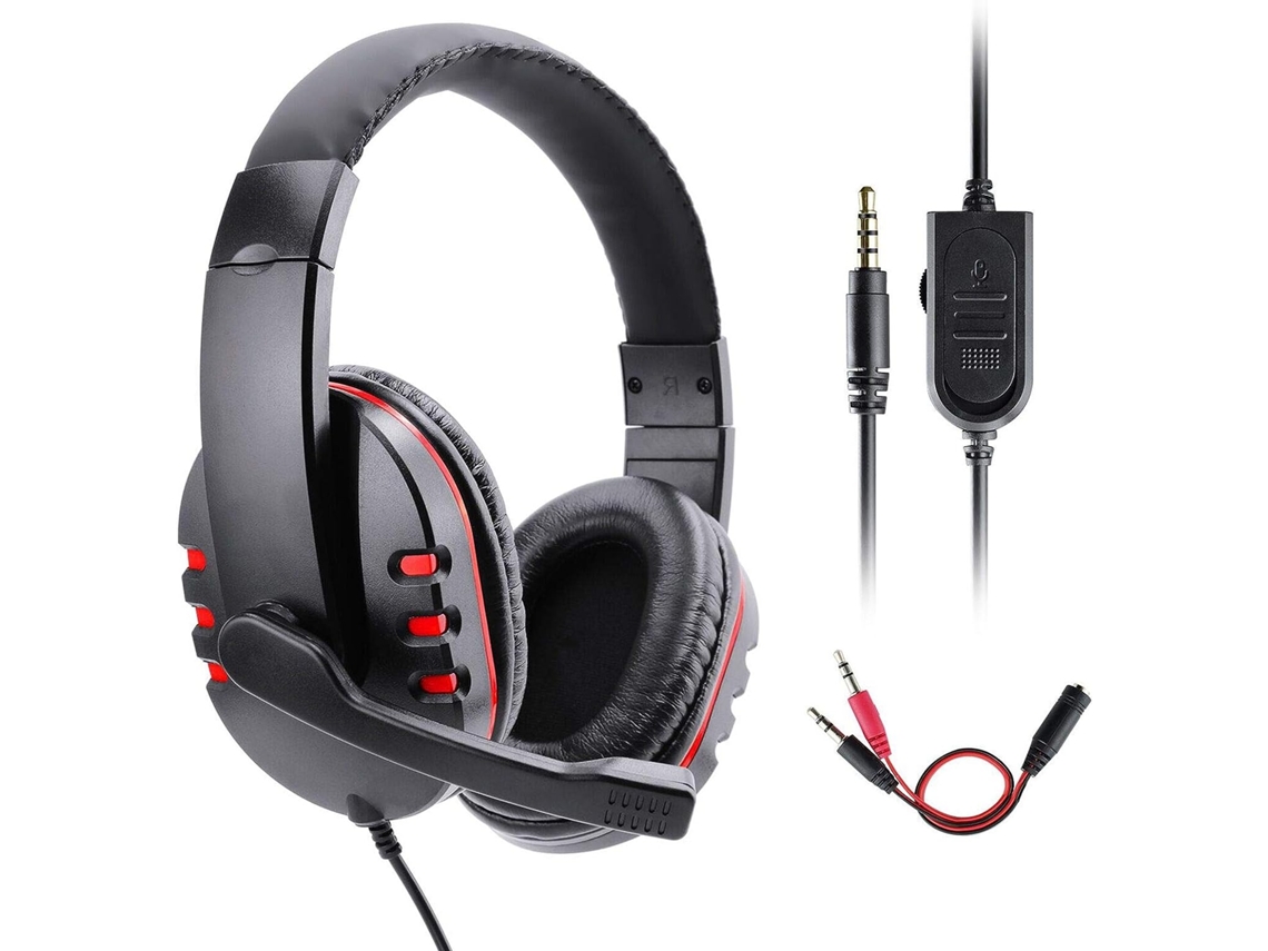 Auriculares Ps4 Gaming Xbox One Pc Gezimetie Ps4 Gaming con micrófono para Pc Xbox One Stereo