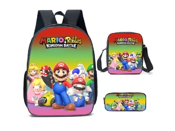 Conjunto de mochila para estudiantes Mario37 (conjunto de tres piezas)*