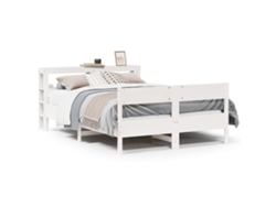 Maison Exclusive - Estructura De Cama Sin Colchón Madera Maciza De Pino 160x200 Cm