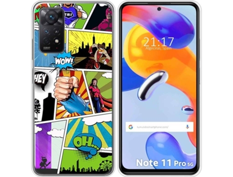 Carcasa Xiaomi Redmi Note 11 Pro TUMUNDOSMARTPHONE Dibujos Comic Multicolor