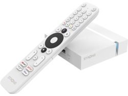 Box Smart TV STRONG LEAP-S3+V2 (Google TV - 4K Ultra HD - 2 GB RAM - 16 GB Almacenamiento - Wi-Fi)