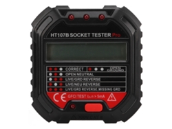 Detector De Fase Con Pantalla Digital, Comprobador De Enchufes Rcd, Protección Automática Ht107b