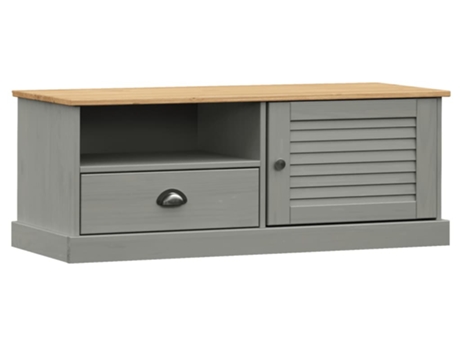 Mueble De Tv VIDAXL Gris Madera (106x40x40 cm)