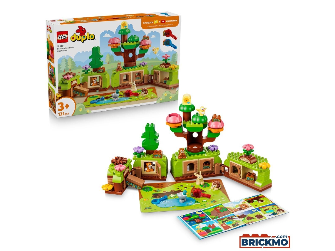 Lego Duplo Stadt 10480 Bosque De Los Descubrimientos Con Animales Salvajes 10480