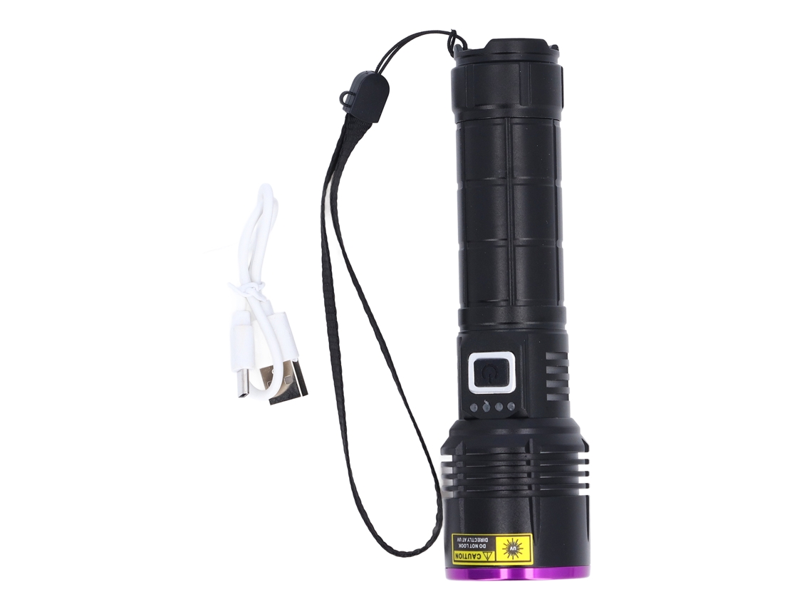 2026-linterna Uv 365nm Recargable Usb Antorcha Ultravioleta Detectora Orina Mascotas Curado Resina Pesca Minerales Alacrán