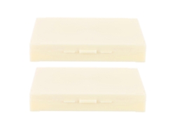Juego de 2 estuches para portaobjetos de microscopio con múltiples compartimentos, soporte para portaobjetos y contenedor. Hengjian