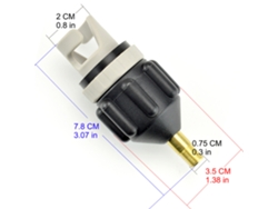 Adaptador Universal Para Bomba De Aire Para Botes Inflables, Sup, Tablas De Remo, Canoas, Kayaks, Conector De Válvula