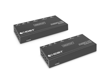 Juego de extensores HDMI 4K Hdbaset 70 M Av-Sender -Empfänger 70 M Kabelgebunden Black Hdcp -