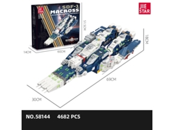 Bloques de construcción de nave espacial MDUG de Star Trek SDF 1 (58144)