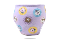 Pañales lavables para bebé, calzoncillos de entrenamiento, talla 100, color morado (apto para gatos de 16 a 26 años)