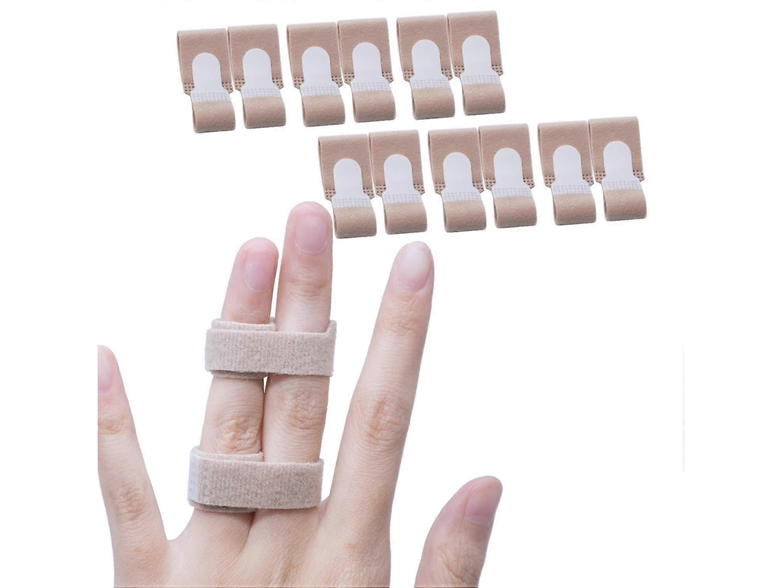 Omni-splint De Dedo 12*2.5cm Para Hombres Y Mujeres, Soporte Ajustable, Tejido Suave, 12 Piezas En Stock
