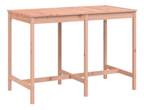 Mesa De Jardín VIDAXL Marrón Madera (159.5x82.5x110 cm)