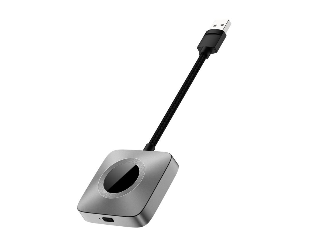Adaptadores Inalámbricos Para Coche Convertidor Inalámbrico De Pantalla De Coche 2 En 1 Cable A Car-play Inalámbrico Para Iphone Android