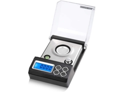 Báscula digital 30g 0.001g Báscula electrónica de alta precisión Báscula en polvo Báscula de quilates de joyería de oro Peso digital con pinzas de peso de calibración y bandeja de pesaje UISAVE