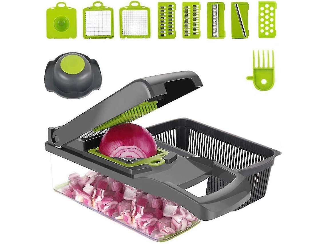 Cortador de verduras, rebanador de verduras 12 en 1, separador de huevos, multifuncional Everley891