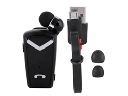 Auriculares Bluetooth (estéreo Retráctil) Fineblue F-v2 Auriculares Bluetooth Estéreo Retráctil Negro