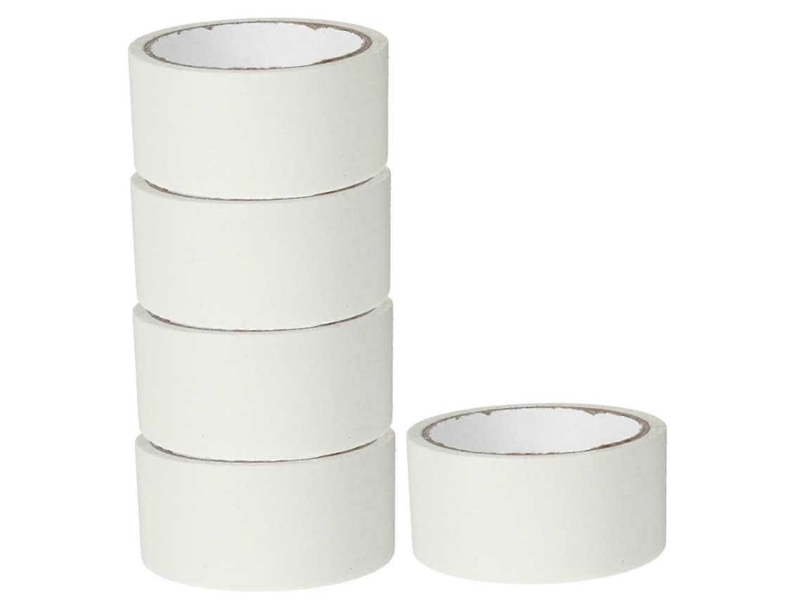 Juego de 5 rollos de cinta de pintor, ideal para una fácil aplicación en casa. Rosewell