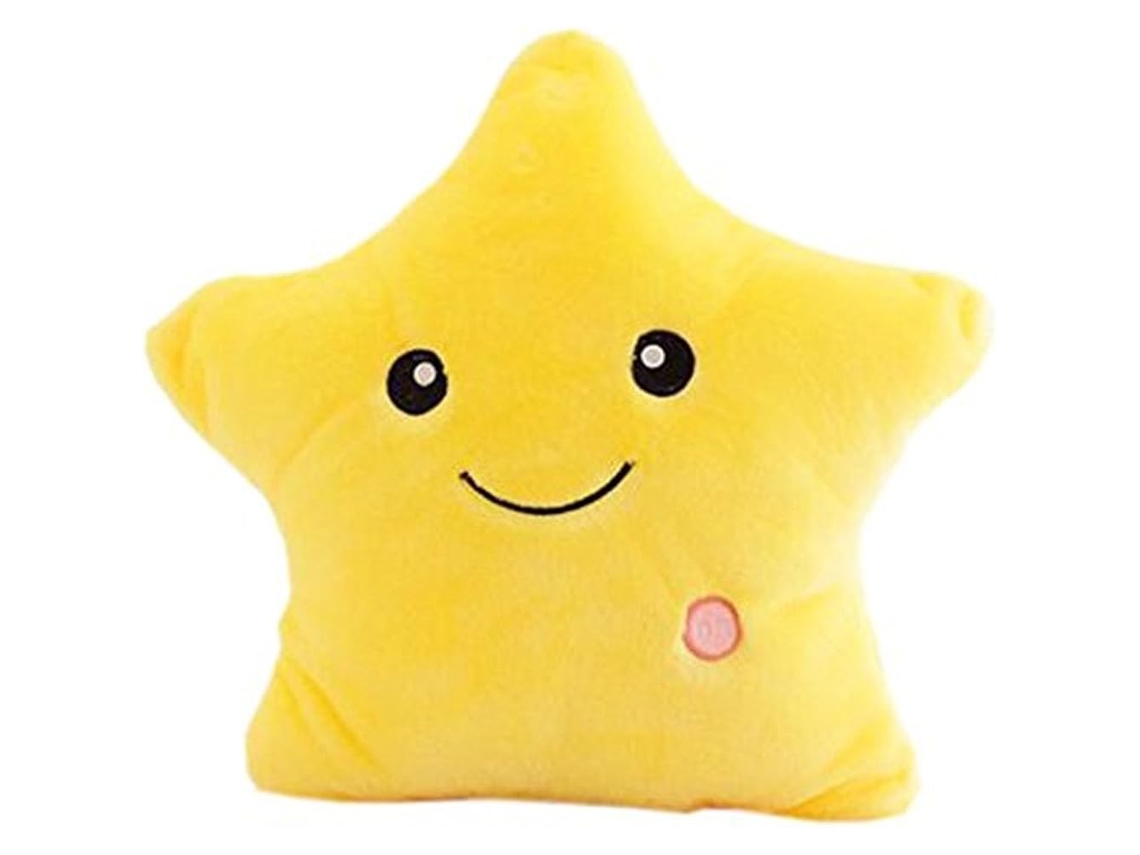 Cojín De Almohada Con Forma De Estrella Led, Luz Nocturna Led Luminosa, Almohada De Peluche Con Forma De Estrella, Juguetes Suaves De Peluche