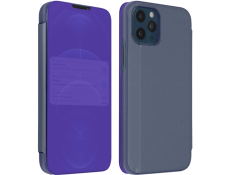 Funda iPhone 12 Pro Max AVIZAR Espejo Translúcida Violeta