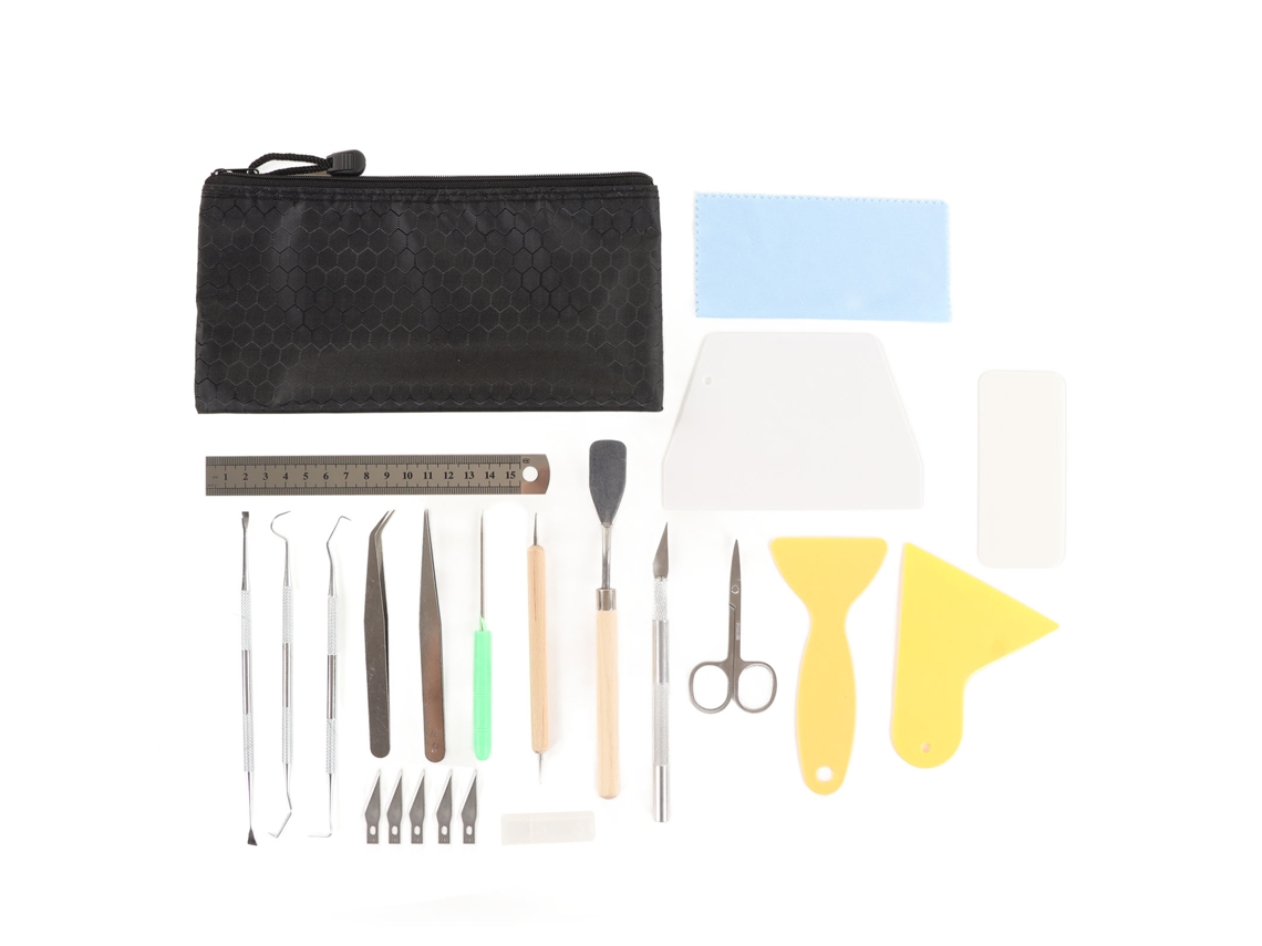 Juego De 22 Herramientas Para Decapar Vinilo Con Regla Y Accesorios Para Bricolaje.
