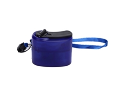 Cargador USB portátil para teléfono con manivela - Azul